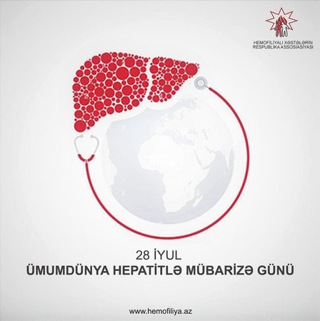 28 iyul Ümumdünya Hepatitlə Mübarizə günüdür