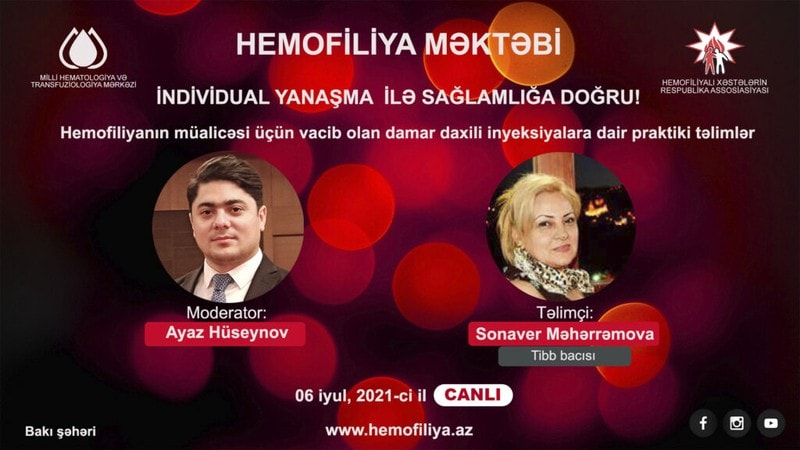 Hemofiliya Məktəbinin növbəti təlimi fizioterapiyaya həsr edilir